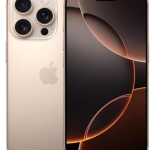 Apple iPhone 16 Pro, US Version, 256GB, Desert Titanium - Unlocked (Renewed Premium)